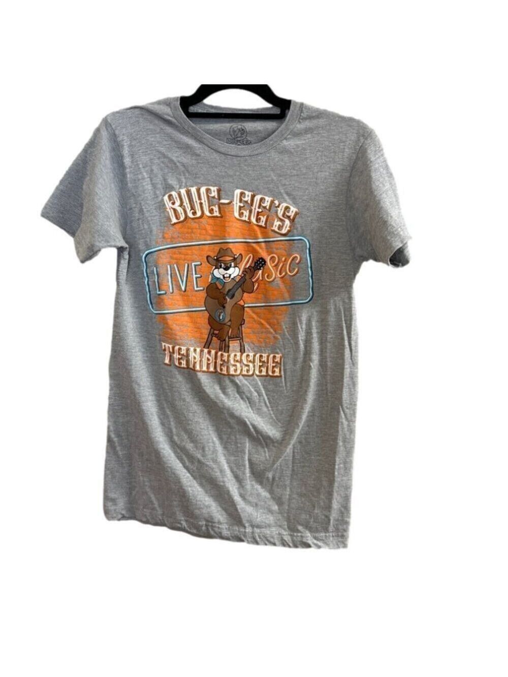 Bucee's Live Music Tennessee Exclusive Guitar Shot Sleeve  T Shirt. Size Small